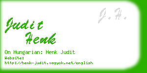 judit henk business card